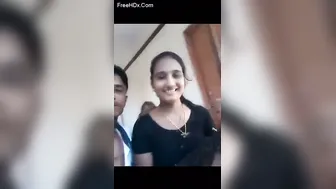 Groping My GF's Soft Boobs Kissing Them In Our Bedroom