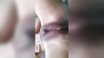 My Babe Fingering Her Tight Pussy Moaning Loud Getting Soaked