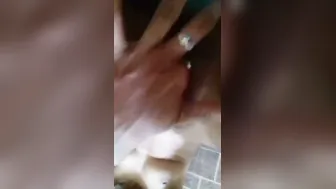 My Babe Fingering Her Tight Pussy Moaning Loud Getting Soaked