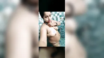 Indian Wife Revealing Everything Naked During Secret Cam Show