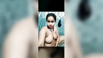 Indian Wife Revealing Everything Naked During Secret Cam Show