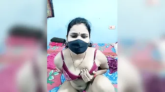 Early Morning Strip With Horny Desi Milf Showing It All Off