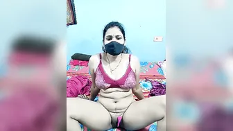 Early Morning Strip With Horny Desi Milf Showing It All Off