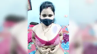 Early Morning Strip With Horny Desi Milf Showing It All Off