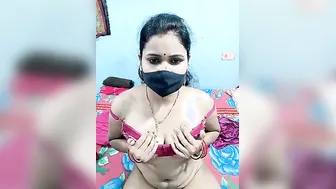 Early Morning Strip With Horny Desi Milf Showing It All Off