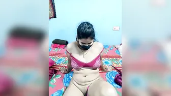 Early Morning Strip With Horny Desi Milf Showing It All Off