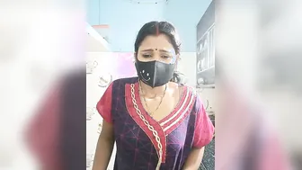 Late Night Show With Horny Desi Wife Stripping For Strangers