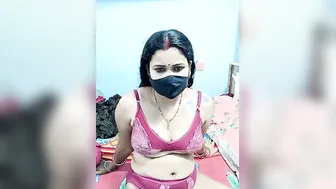 Naughty Indian Wife Getting Naked On Camera Late At Night