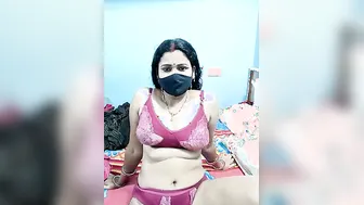 Naughty Indian Wife Getting Naked On Camera Late At Night