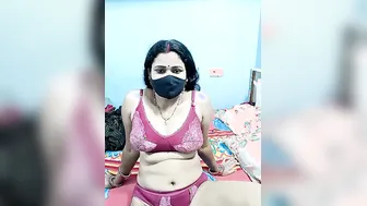 Naughty Indian Wife Getting Naked On Camera Late At Night