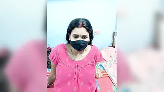 Naughty Indian Wife Getting Naked On Camera Late At Night