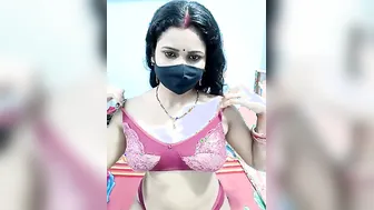 Naughty Indian Wife Getting Naked On Camera Late At Night