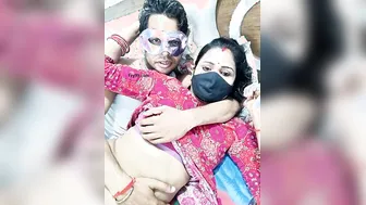 Desi Housewife Aunty Stripping Bare In Her Bedroom Live Show