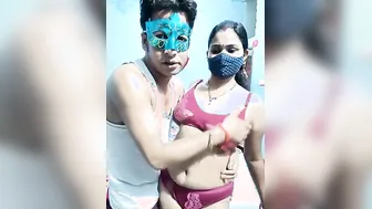 My Favorite Desi Aunty Performing Naked Early Morning On Her Phone