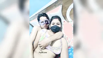 Married Desi Aunty Undressing Seductively In Late Night Show