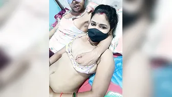 Married Desi Aunty Undressing Seductively In Late Night Show