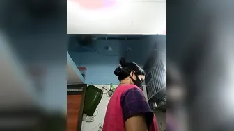 Thick Indian Aunty Dancing And Stripping For Online Viewers