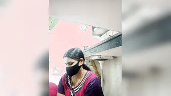 Desi Bhabhi Stripping Off Her Clothes During Midnight Cam Session