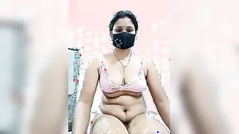 Horny Desi Milf Stripping Naked For Strangers Watching Her Show