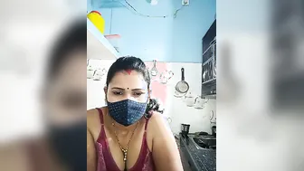 Hot Indian Aunty Teasing And Undressing In Private Webcam Session