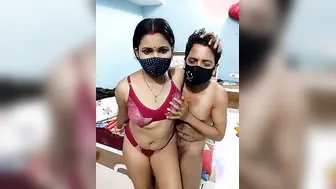 Naughty Aunty Stripping On Webcam Teasing Online Viewers