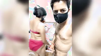 Naughty Aunty Stripping On Webcam Teasing Online Viewers