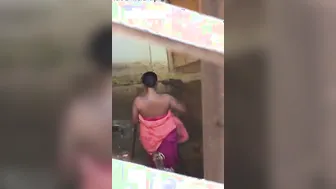 Village Bhabi Caught Bathing Nude On Hidden Camera Footage