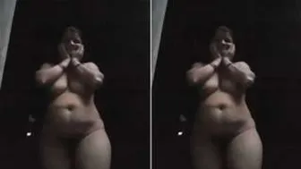 Naughty Bhabhi Filming Herself Completely Nude In The Bathroom