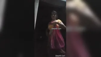 Naughty Bhabhi Filming Herself Completely Nude In The Bathroom