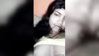 Cute Desi Babe Flashing Her Tits During Naughty Video Call Session