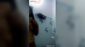 Super Hot Desi Babe Recording Herself Completely Nude And Horny