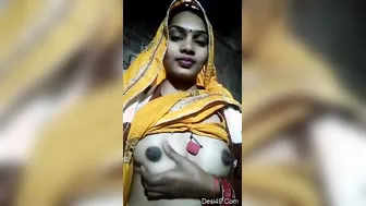 Desi Wife Teasing Me By Revealing Her Big Natural Boobs At Home