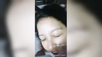 Covering My Wife's Pretty Face With My Thick Warm Cumshot