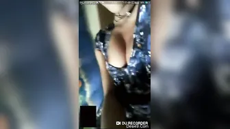 GF Stripping Topless During Our Late Night Video Call