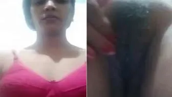 Horny Bhabhi Spreading Her Legs Wide Showing Wet Pussy Close
