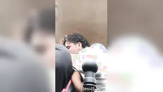 Getting My GF's Boobs Sucked While Parked In The Car