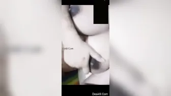 Bhabhi Seducing Me By Flashing Her Massive Natural Tits Again