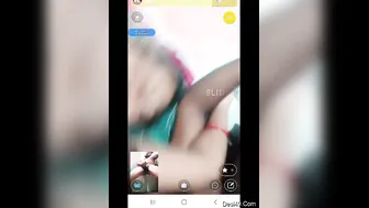 Desi Wife Teasing Viewers With Her Big Boobs During Live Show