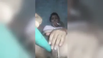 Horny GF Fingering Herself Moaning Loud In Her Room