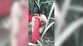 Desi Bhabhi Opening Her Legs Revealing Her Juicy Wet Pussy