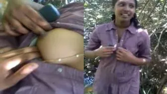 Tamil GF Flashing Perky Tits On Video Call For Lover