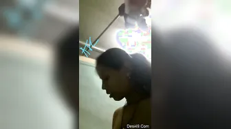 Young Desi Girl Stripping Down Showing Boobs And Pussy For You