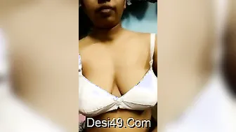 Married Boudi Exposing Her Breasts Privately In Bedroom Video