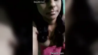 Curvy Bhabhi Revealing Massive Boobs For Her Secret Boyfriend
