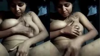 Cute Indian Girl Fingering Her Tight Wet Pussy Moaning So Loud