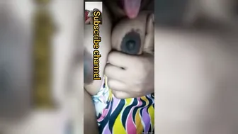 Bhabhi Squeezing And Showing Off Her Massive Natural Brown Tits