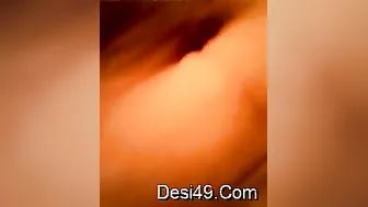 GF Teasing And Flashing Her Beautiful Tits For Lover
