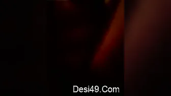 GF Teasing And Flashing Her Beautiful Tits For Lover