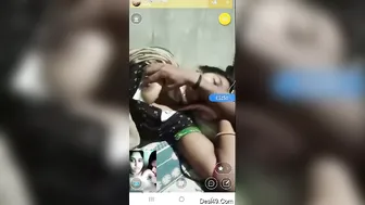 Showing Off My Slutty Wife's Perfect Boobs During Live Stream