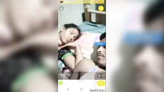 Showing Off My Slutty Wife's Perfect Boobs During Live Stream